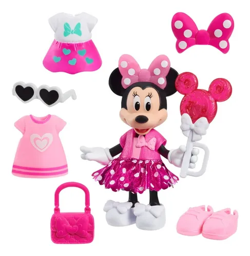 Fabulosa Muñeca A La Moda - Minnie Mouse 15 Cm - Accesorios