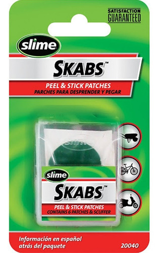 Kit Parches Skabs Autoadhesivos + Raspador - Slime