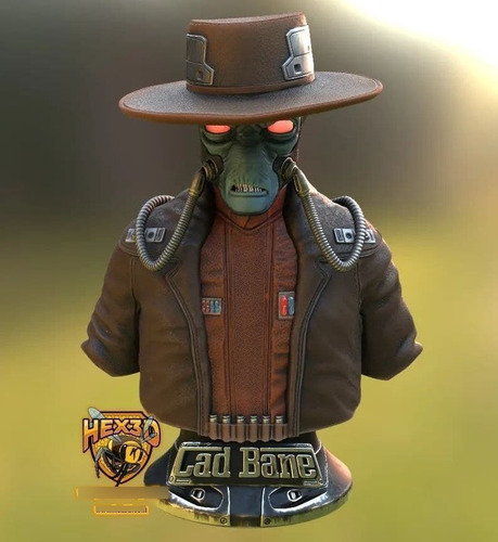 Archivo Stl Impresión 3d - Star Wars - Cad Bane Bounty Hunte