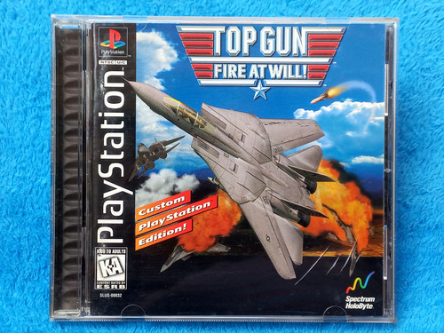 Top Gun: Fire At Will | Con Manual Y Registro | Para Ps1 (Usado)