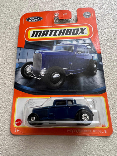 Matchbox 1/63 1932 Ford Coupe Modelo B Hot Rod