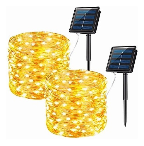 Tira De Luz Solar Led For Navidad 300 Led