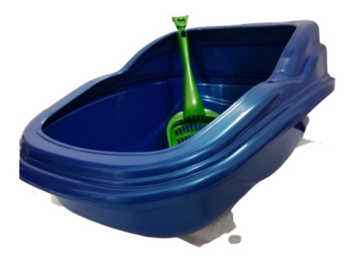 Imagen 2 de 2 de Sanitario Arenero Grande Para Gatos Con Marco Antiderrame