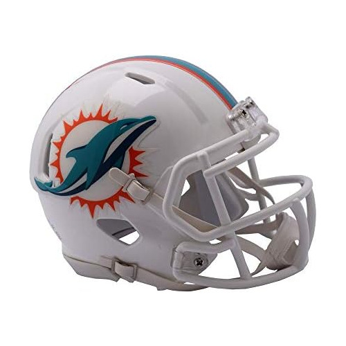 Casco De Réplica Mini Speed Style De Miami Dolphins De...