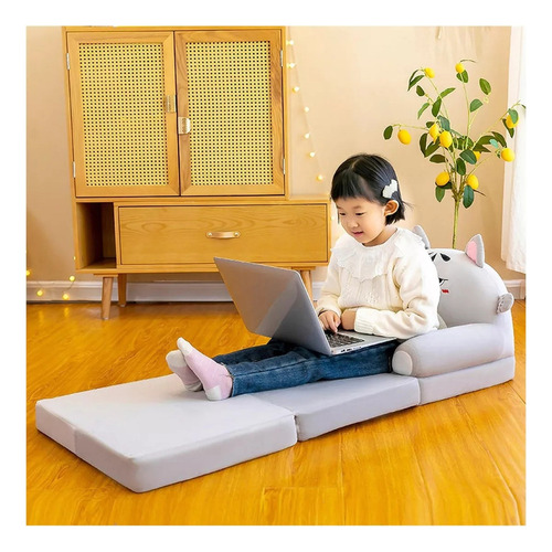 Sofá Plegable For Niños Pequeños, Sillón, Funda Lavable