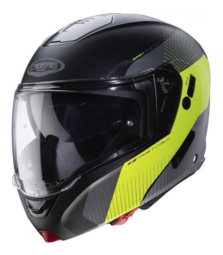 Casco Moto Caberg Horus Scout Matt Negro/fluo/silverciclofox