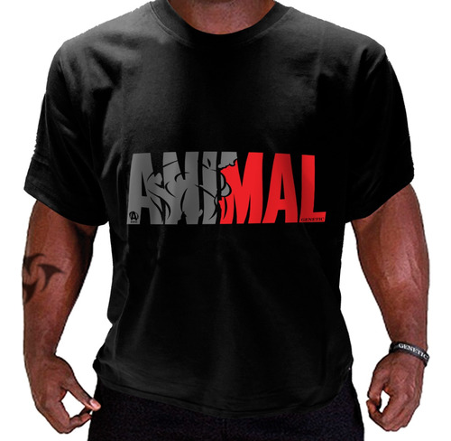 Remera Animal Training 100% Algodón Entrenamiento Genetic