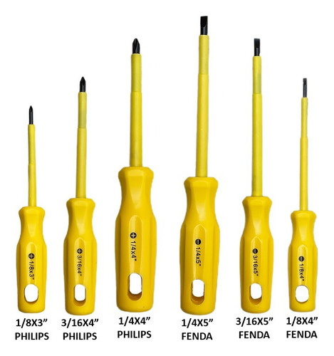 Alicate Bico Profissional 6 + Jogo Fenda/philips Isolada