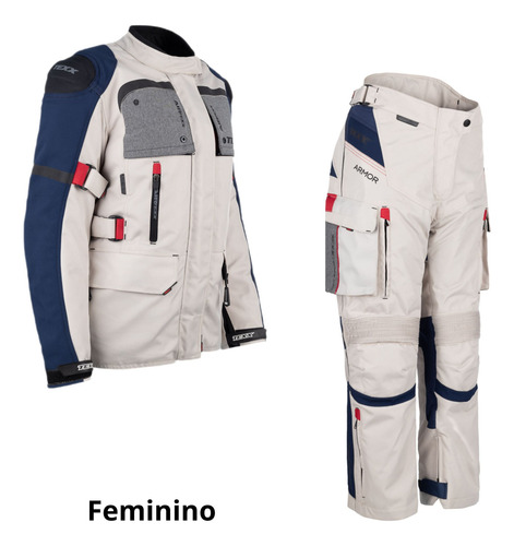 Roupa De Moto Texx Armor Casal Jaqueta E Calça Motoqueiro