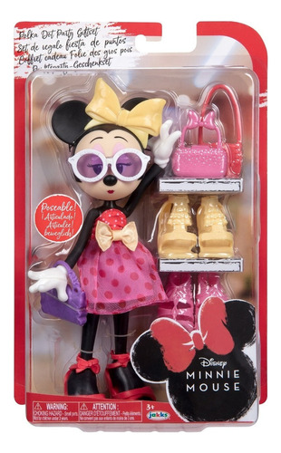 Mimi Muñeca Articulada Minnie Mouse +accesorios  Disney 25cm