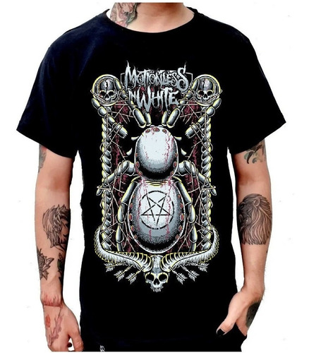 Playera Motionless In White Band Metal Post Hardcore Metal