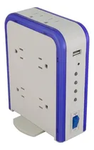 Comprar Protector De Voltaje Multitoma 9 Tomas Cargador Usb 110v 