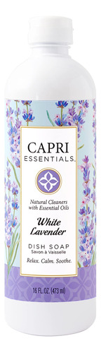 Capri Essentials Jabon Liquido Natural De Lavanda Blanca Con