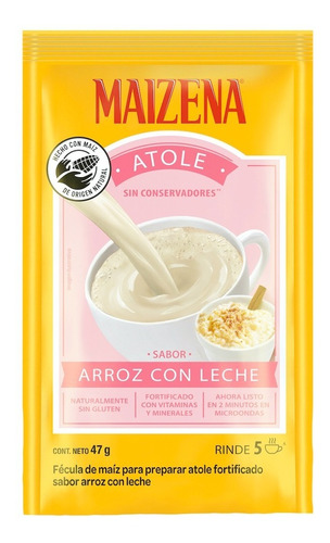 Fécula De Maíz Maizena Sabor Arroz Con Leche 47g