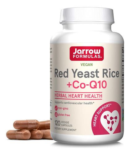 Jarrow Formulas Red Yeast Rice + Co-q10 1300mg 120caps