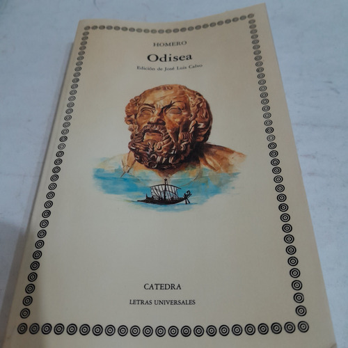 Libro,odisea,homero,jose Luis Calvo,catedra,caballito (Usado)