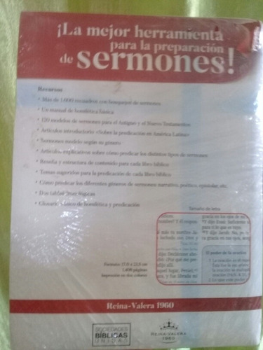 Biblia De Estudio La Biblia Para La Predicacion