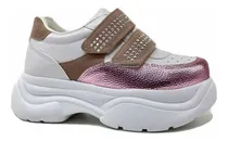 Comprar Zapatilla Moda Nena Niñas Abrojos Brillo Tacha En Tiras Mail