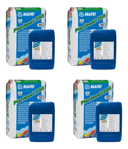 Impermeabilizante Terrazas Planiseal 288 Mapei Kit X 6 Un