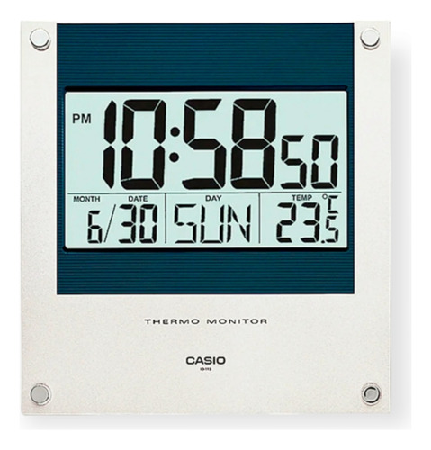 Reloj De Pared Casio Digital Id11