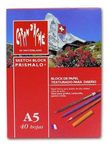 Block De Dibujo  A5 140g  Caran D'ache Artist 40 Hojas