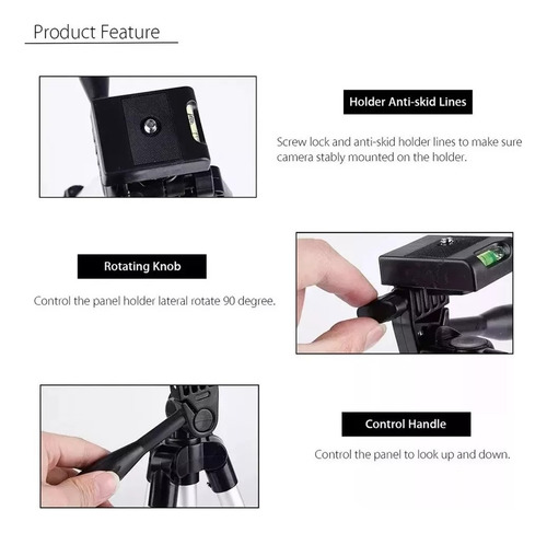 Trípode Aro De Luz / Celular / Camara / Aluminio Extensible