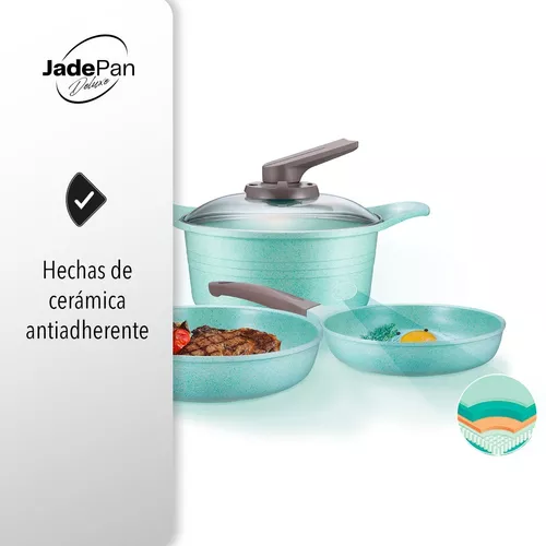 JADE CHEF Paquete de 3 sartenes Jade Cook® Nueva Generación | Sartenes de  cocina de 20, 24 y 28 cm con 6 capas de recubrimiento antiadherente 100%