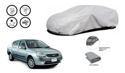 Car Cover Nissan Platina 2006 Afelpada. Msi