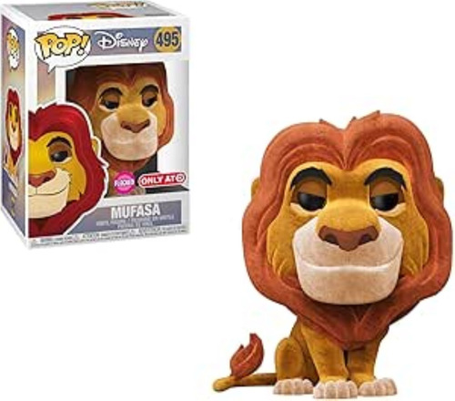 Funko Pop! Mufasa 495 - Disney El Rey Leon Flocked Target (Usado)