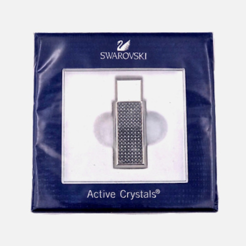 Usb 8 Gb Swarovsky Plateado Swarovsky Active Crystals