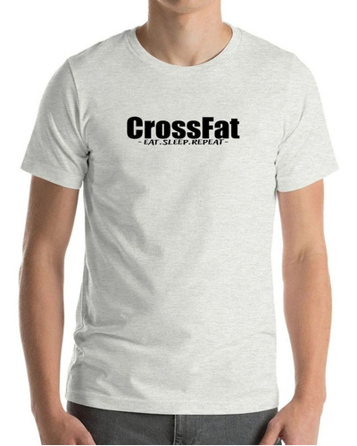 Polera Crossfat  Comer Dormir Repetir  Crossfit Funny  Relax