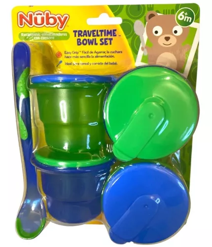 Set 4 Cucharas Para Bebé 12m+ Nuby 5278CS424 - Miscelandia