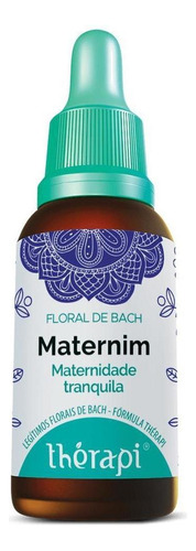 Floral De Bach Maternim 30ml Floral Thérapi Sabor Sem sabor