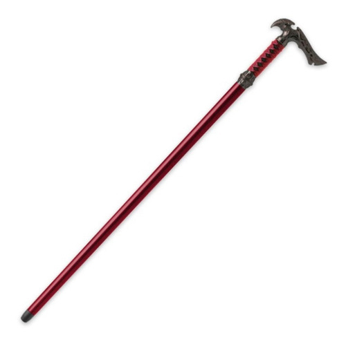 Bastón Con Espada Oculta Kit Rae Axios Damascus Carmesi