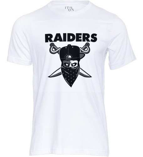 Playera Logo Modificado Raiders De Las Vegas. Nfl