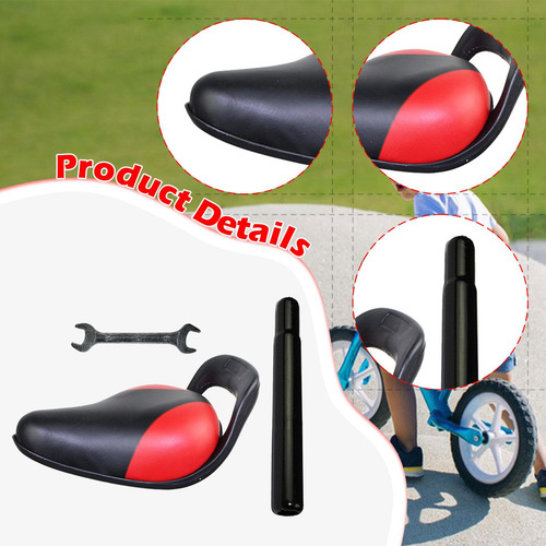 Para Bicicleta Para Niños Asiento Para Niños En Rojo Negro
