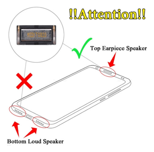 Altavoz Auricular De 10 Piezas Para Zte Blade V8 Lite