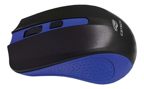 Mouse C3 Tech M-w20 Wireless 2.4ghz Usb Notebook Pc Azul Cor Preto