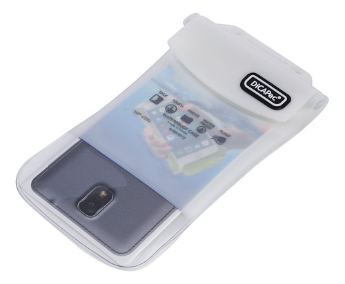 Capa prova d'água DiCAPac Wp-c25i branco para Smart phone 7,aparelhos de até 5 de 1 unidade