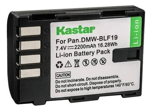 Batería Kastar DMW-BLF19 de 2200 mAh de alta capacidad