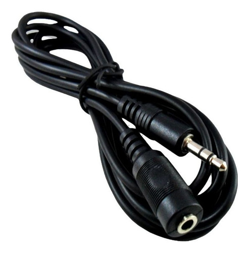 Cabo Audio Extensor Extensão P2 X J2 1.8m F Ouvido 5 Unid
