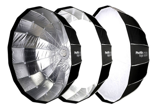 Imagen 2 de 6 de Octo Softbox 120cm Plegado Rapido Phottix Raja Motura Bowens