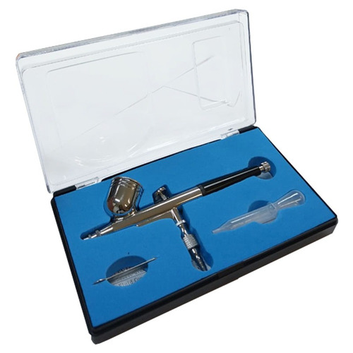 Aerografo Dupla Ação Copo Fixo Bico 0,3 W030f + Mini Filtro