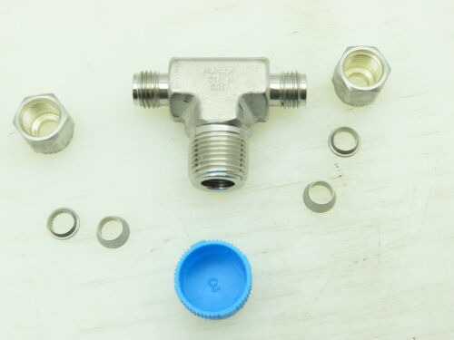 Hy-lok 316 Male Branch Tee Compression Fitting 1/4 Tube Ssc