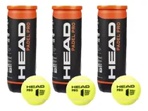 Comprar Head Padel Pro Pelotas Para Padel (3 Tubos. 9 Pelotas Bolas)