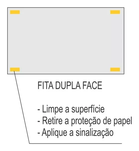 Placa de PVC Fotoluminescente Auto-Adesiva 20x40cm Porta Corta-Fogo  Mantenha Fechada - 360 AN - SINALIZE P3484730