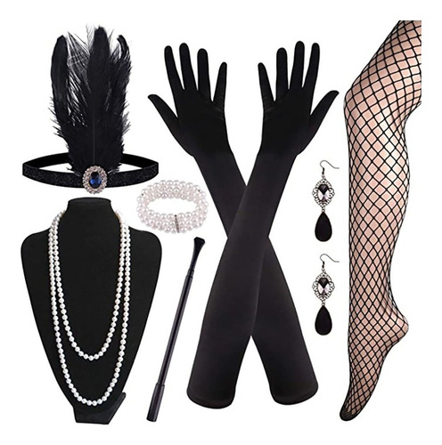 Accesorios Gatsby Chicago Disfraz Vintage Epoca 1920s