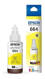 Tinta Epson 664 Amarillo Original