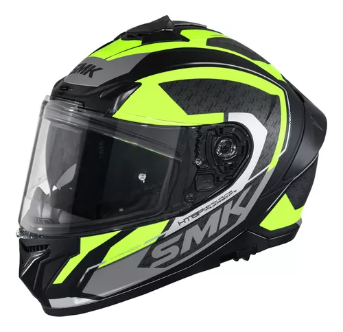 CASCO MOTO INTEGRAL SMK STELLAR STAGE BLANCO ROJO MATE