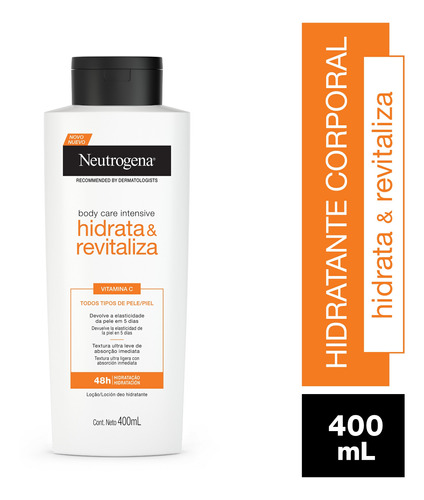 Neutrogena Body Care Hidrata&revitaliza Corporal Crema 400ml Tipo De Envase Botella